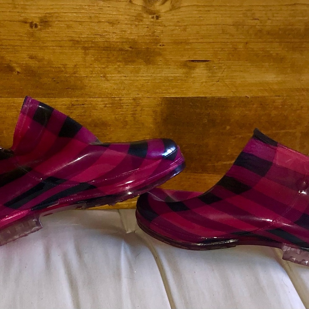 Plaid Women's Rain Boots